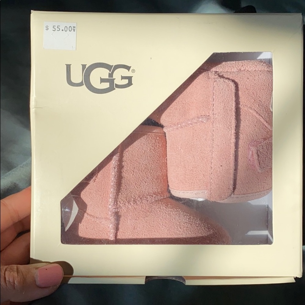 Pale pink baby UGG boots 0-6 months